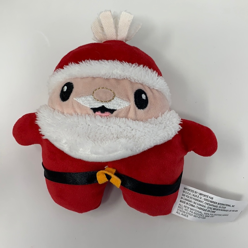 6” Santa Claus stuffed doll holiday decoration - Picture 1 of 11